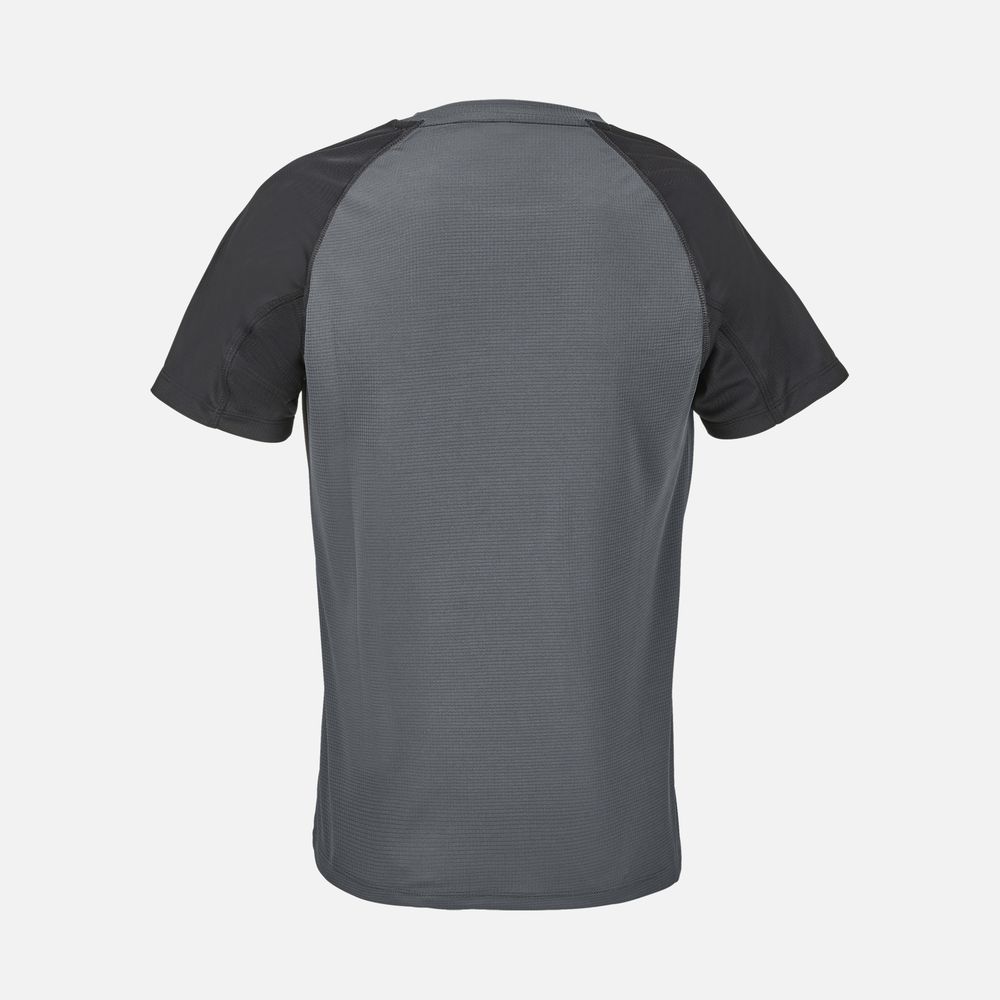 Футболка спортивная женская Vortex Women, черная с темно-серым / Миниатюра WWW (1000)