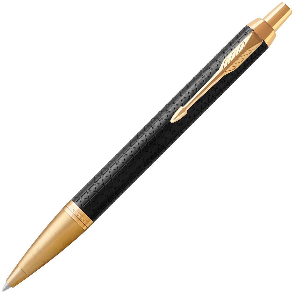 Ручка шариковая Parker IM Premium Black/Gold GT / Миниатюра WWW (1000)