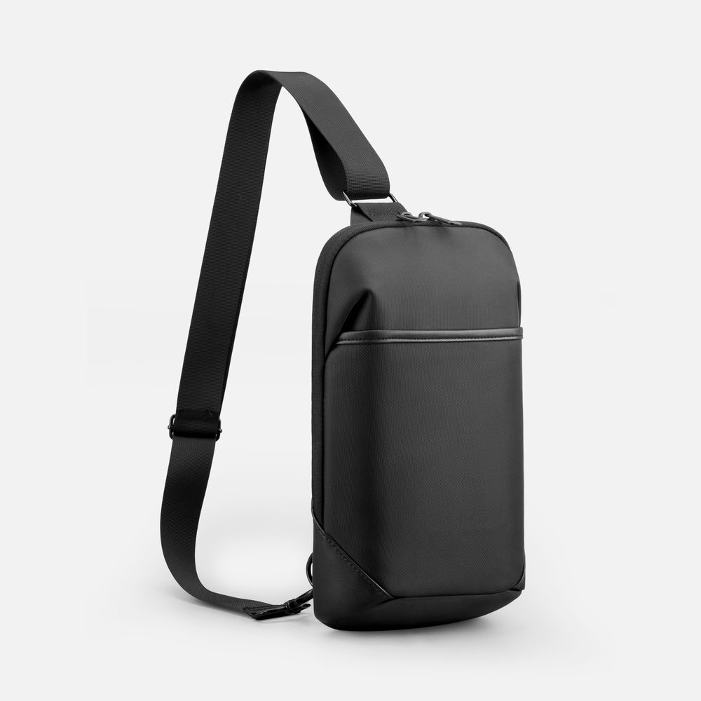 Рюкзак на одно плечо Solnex, черный / Миниатюра WWW (1000)