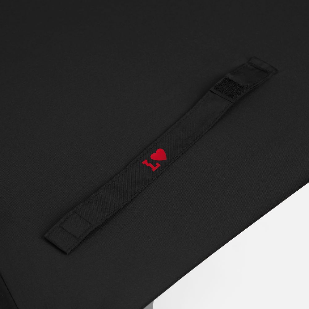 Зонт-трость Rainzee, черный / Миниатюра нанесения (1000)