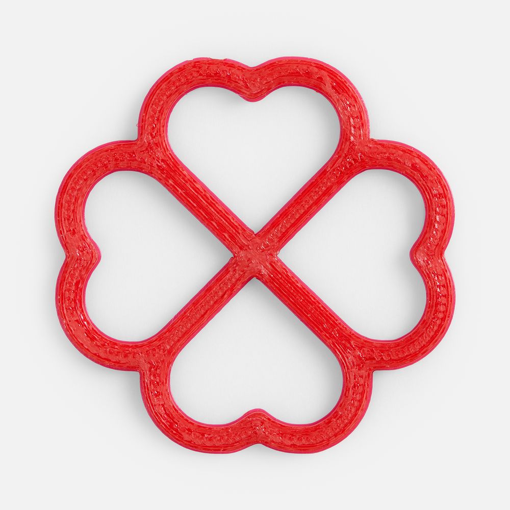 Подвеска Flora, 3D-печать на заказ, клевер / Миниатюра WWW (1000)