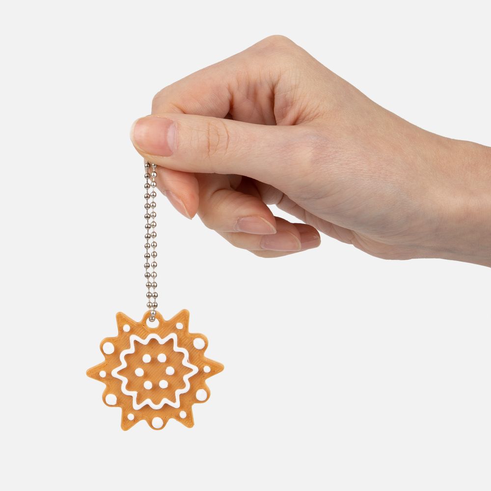 Мини-подвеска «Пряник», снежинка / Миниатюра WWW (1000)