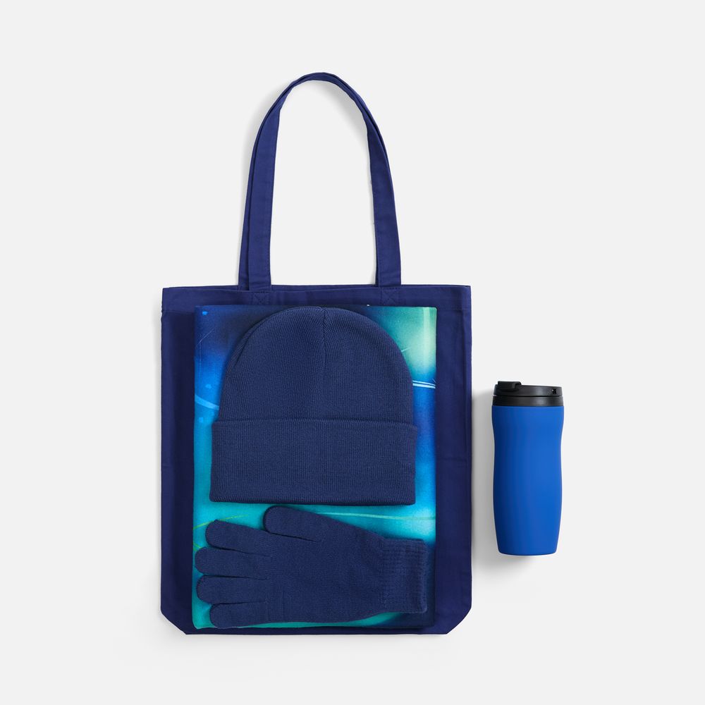 Набор «Северное сиятельство», синий / Миниатюра WWW (1000)