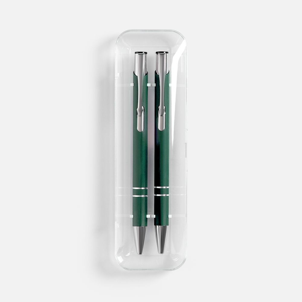 Набор из 2 ручек Keskus Soft Touch, зеленый / Миниатюра WWW (1000)