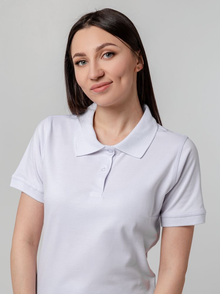 Рубашка поло женская Virma Stretch Lady, белая / Миниатюра WWW (1000)