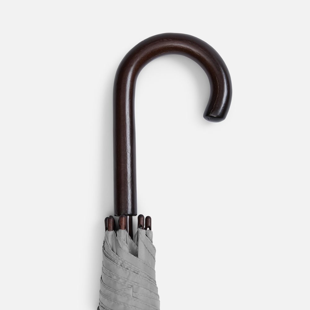 Зонт-трость Standard, серый / Миниатюра WWW (1000)