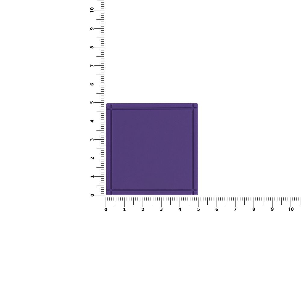 Лейбл из ПВХ Dzeta, L, фиолетовый / Миниатюра WWW (1000)