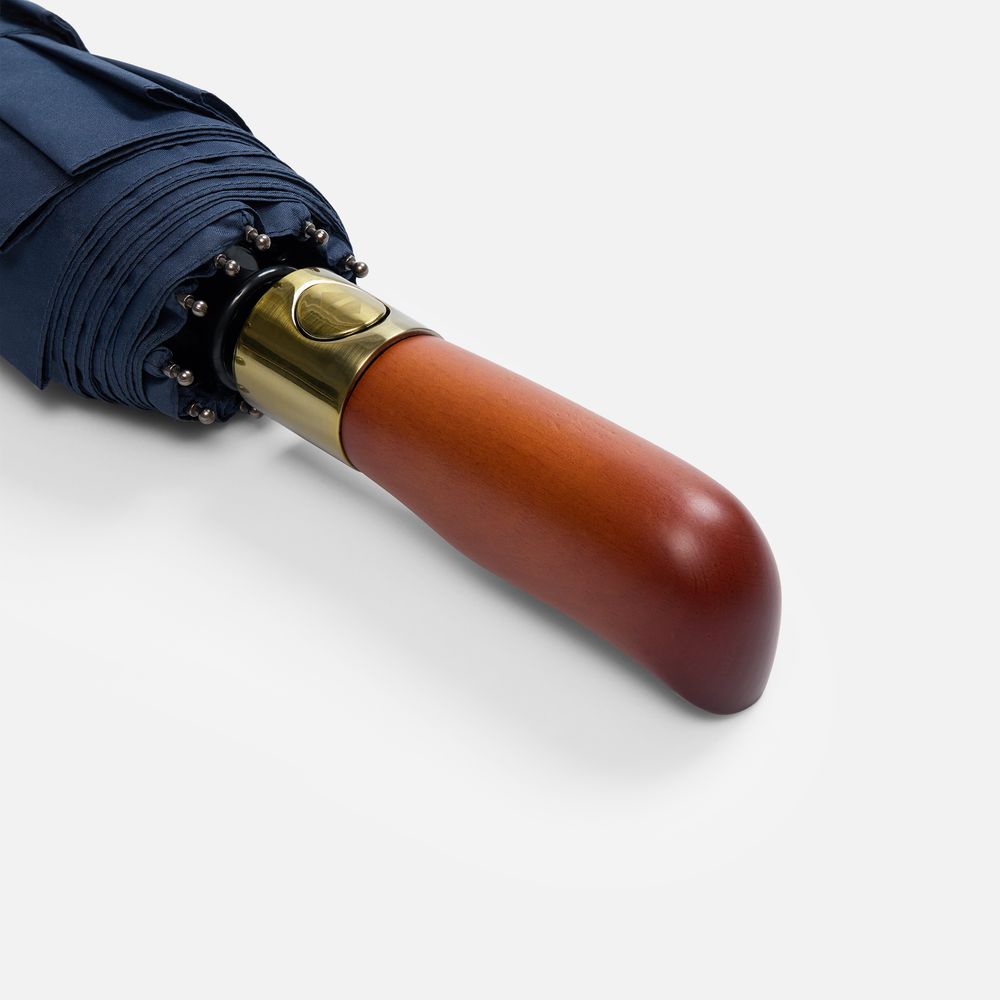 Зонт складной Cloudburst в подарочной упаковке, темно-синий / Миниатюра WWW (1000)