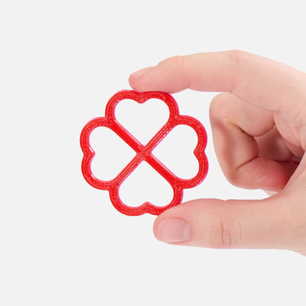 Подвеска Flora, 3D-печать на заказ, клевер / Миниатюра WWW (1000)