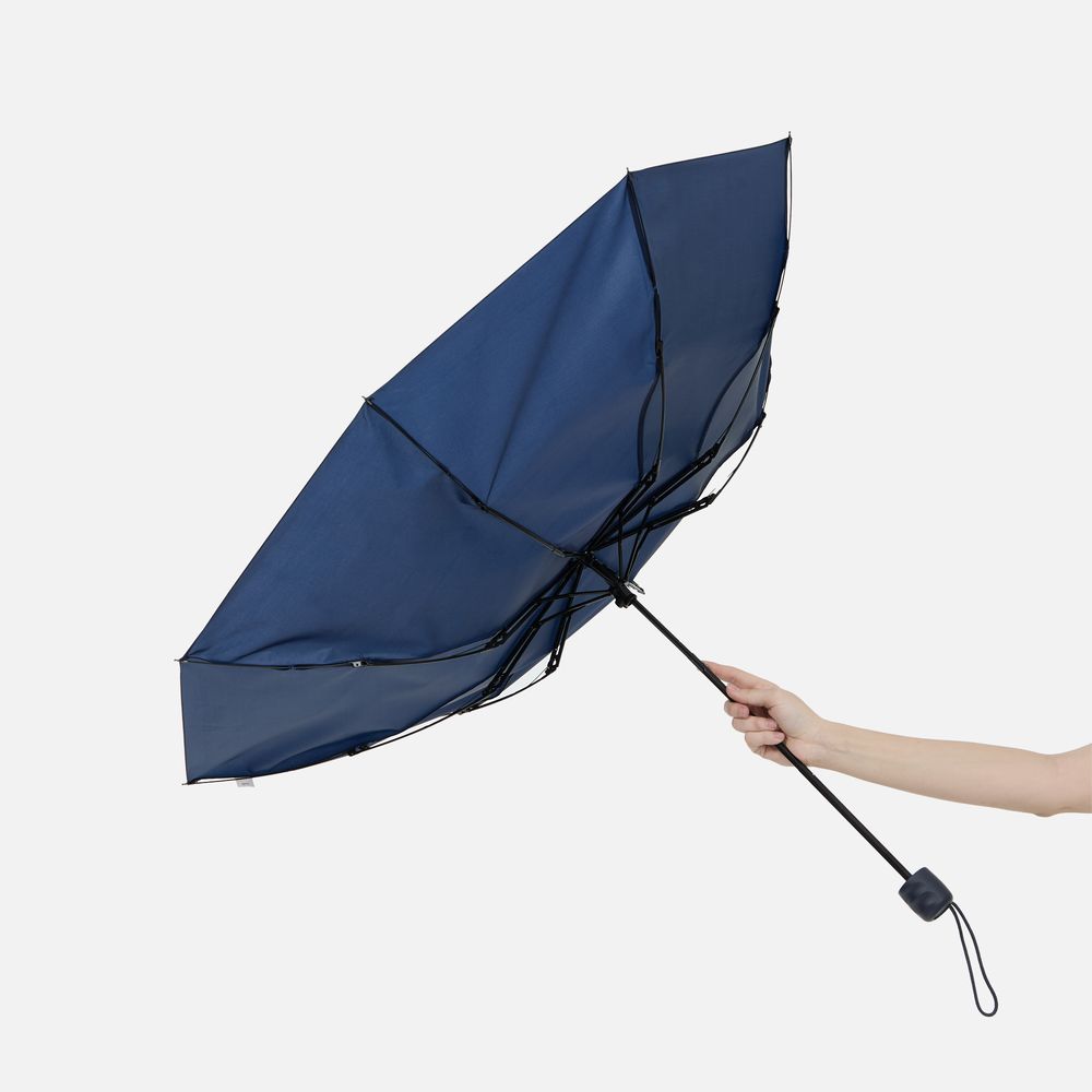 Зонт складной Basic, ver.2, темно-синий / Миниатюра WWW (1000)
