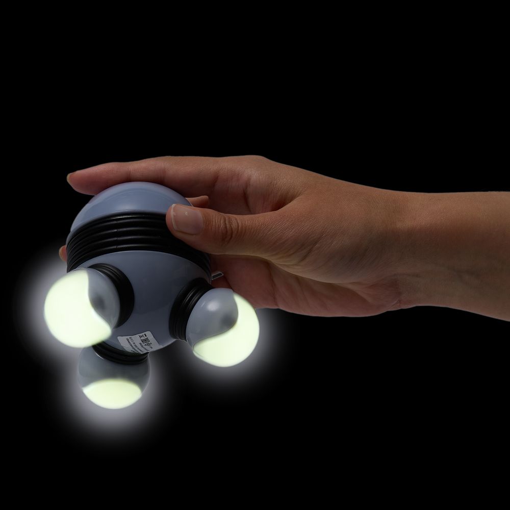 Ручной вибромассажер Spacy, серый с черным / Миниатюра WWW (1000)