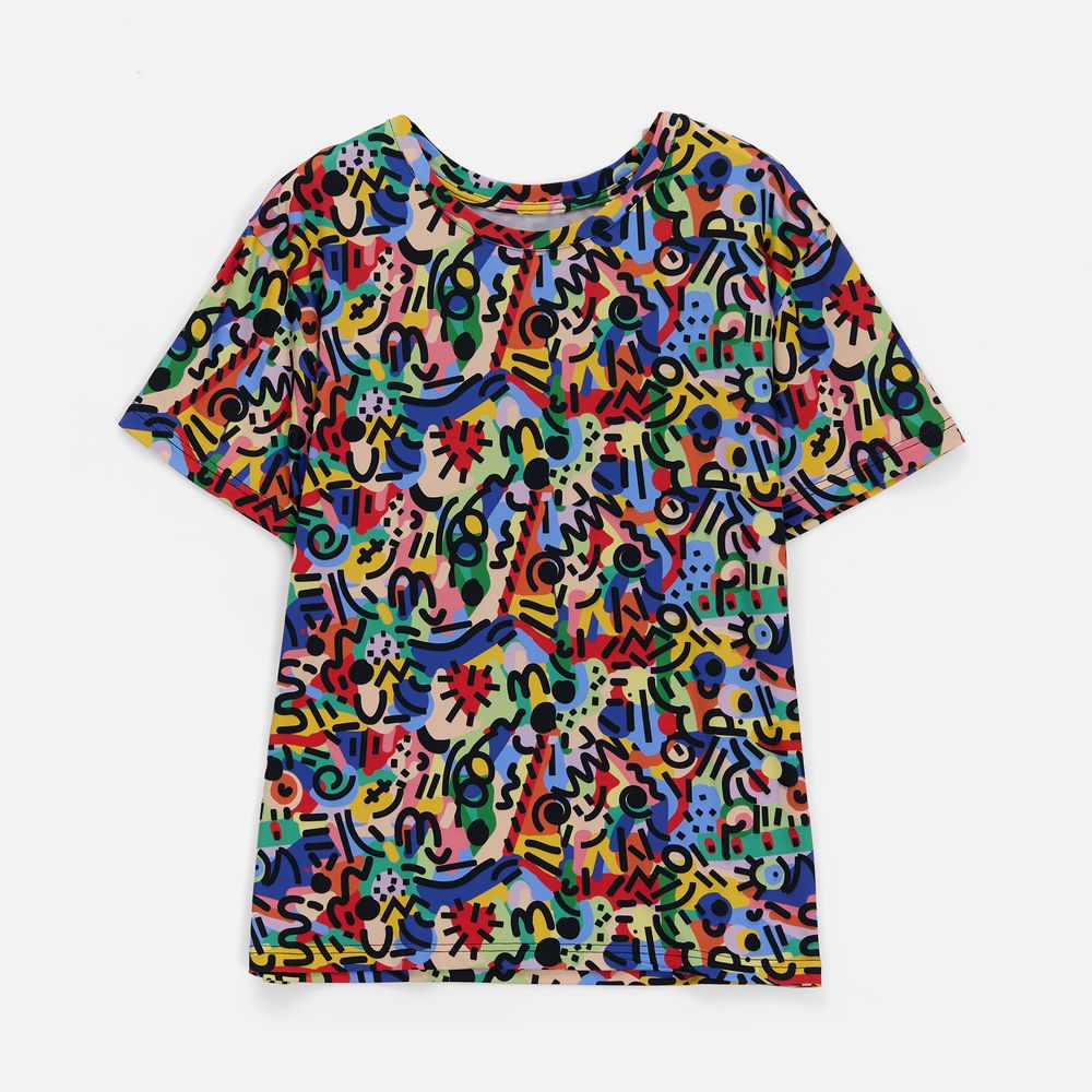 Футболка унисекс Senti с полной запечаткой на заказ / Миниатюра WWW (1000)