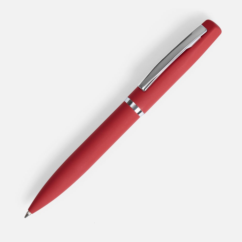 Ручка шариковая Bolt Soft Touch, красная / Миниатюра WWW (1000)