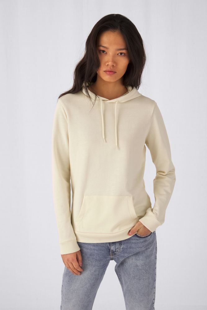Толстовка с капюшоном женская Hoodie, ярко-синий меланж / Миниатюра WWW (1000)