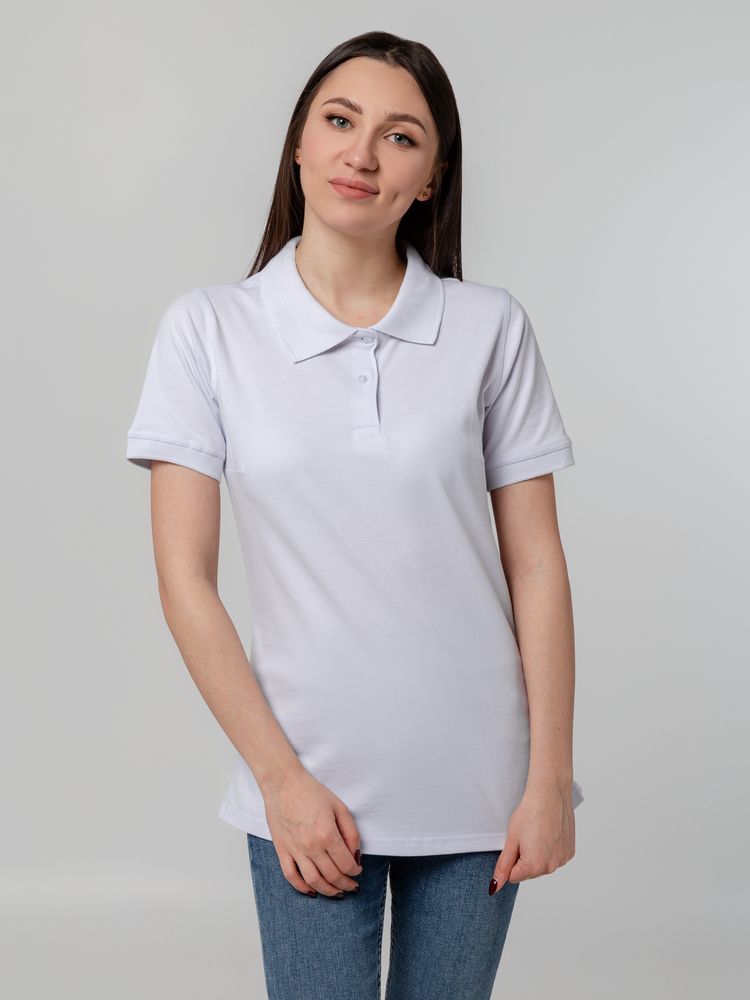 Рубашка поло женская Virma Stretch Lady, белая / Миниатюра WWW (1000)