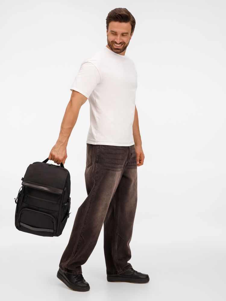 Рюкзак decaPolis, черный / Миниатюра WWW (1000)