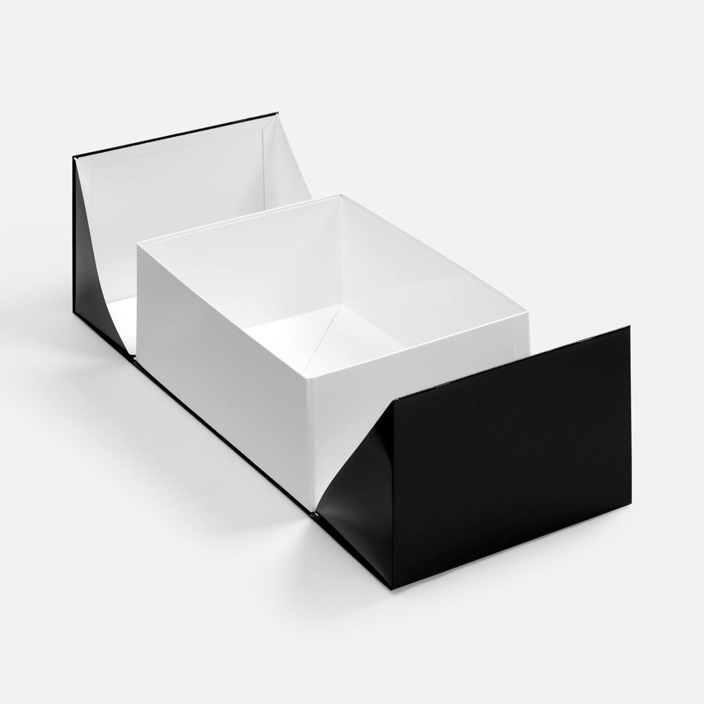 Коробка складная Foldream, M, черная / Миниатюра WWW (1000)