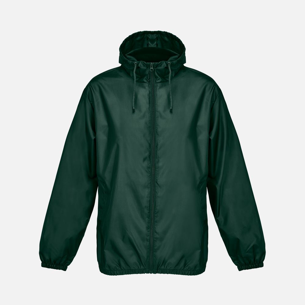 Ветровка унисекс Shield, темно-зеленая / Миниатюра WWW (1000)