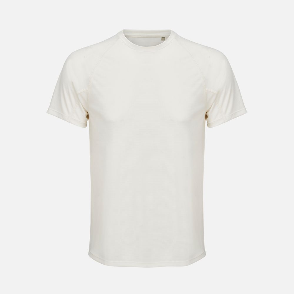 Футболка спортивная унисекс Vortex, молочно-белая / Миниатюра WWW (1000)