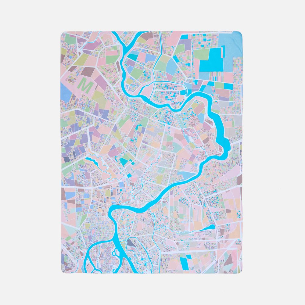 Флисовый плед Feltro Color Plus с печатью на заказ, S / Миниатюра WWW (1000)