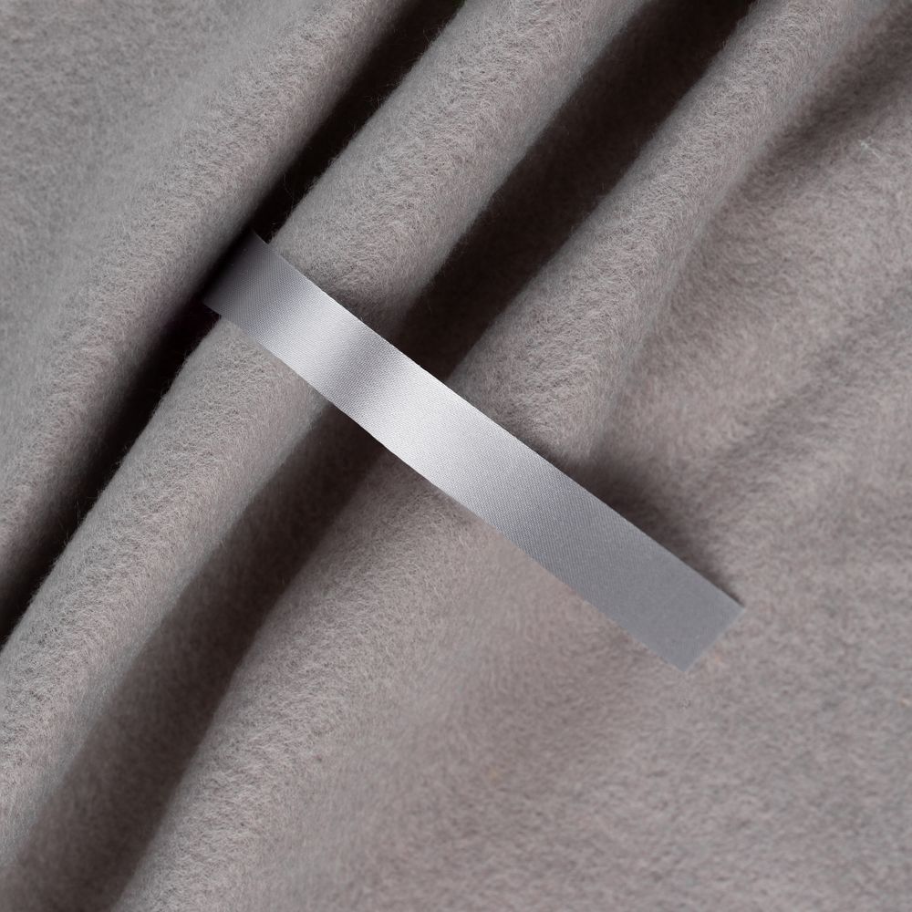 Лента сатиновая Satin 10 S, серая, 40 см / Миниатюра WWW (1000)