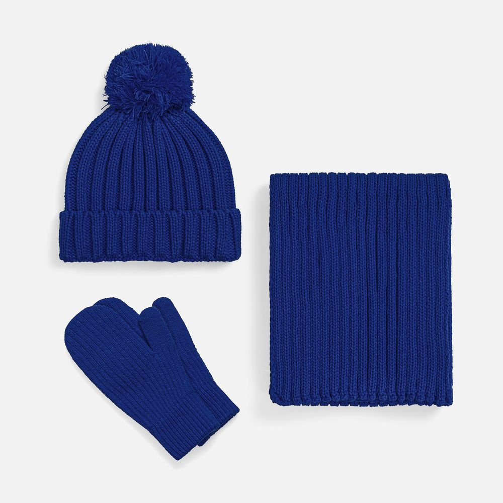 Шапка HappyGo, синяя / Миниатюра WWW (1000)