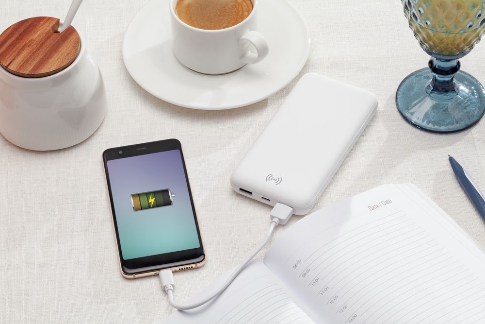 Aккумулятор Uniscend Quick Charge Wireless 10000 мАч, черный / Миниатюра WWW (1000)