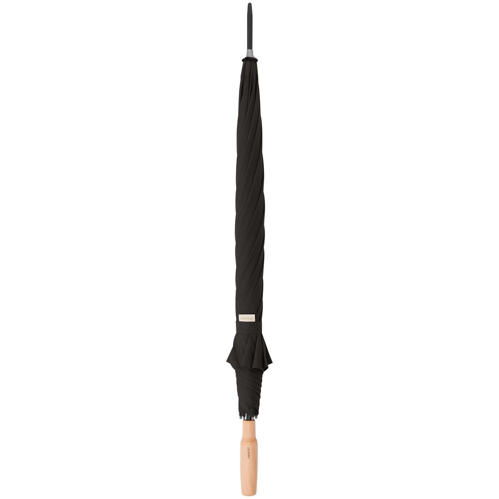 Зонт-трость Nature Stick AC, черный / Миниатюра WWW (1000)