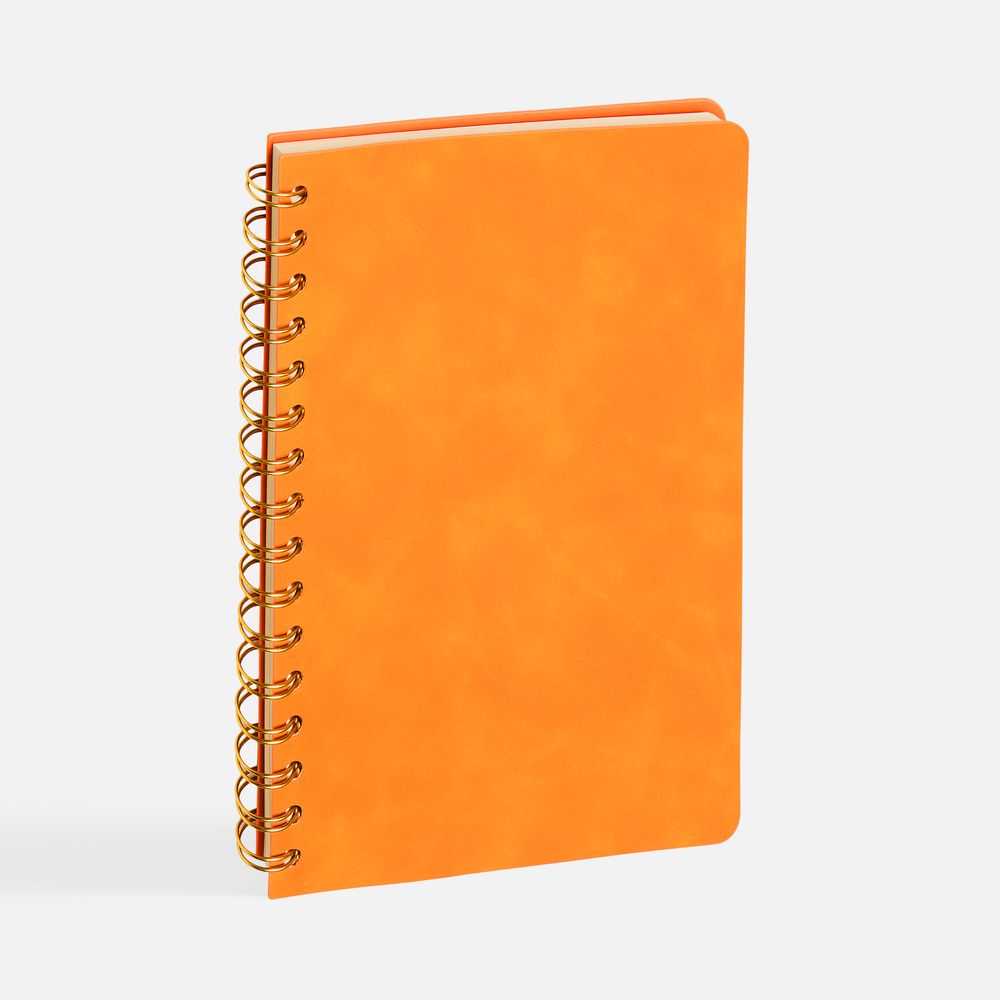 Ежедневник Spiral, недатированный, оранжевый / Миниатюра WWW (1000)