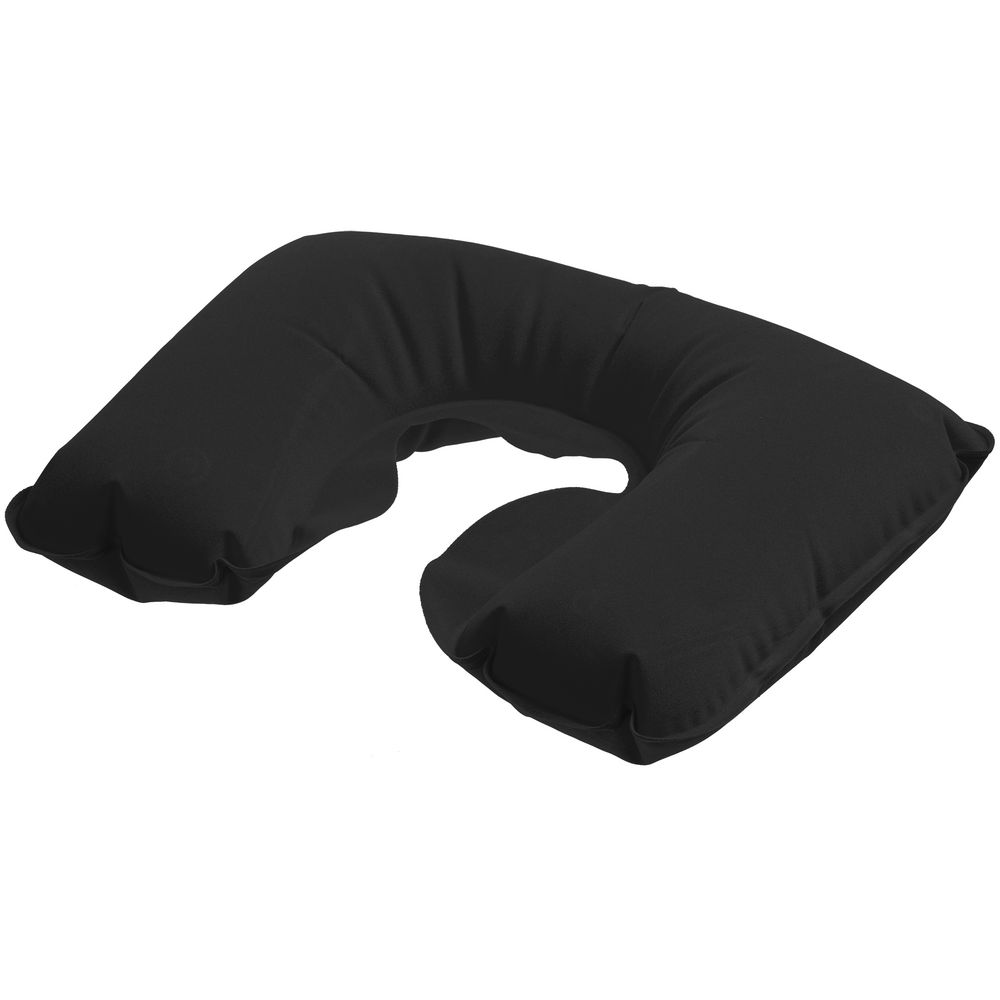 Надувная подушка под шею в чехле Sleep, черная / Миниатюра WWW (1000)