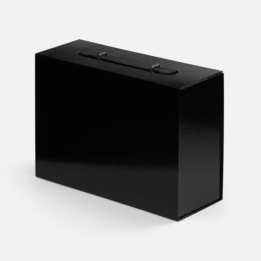 Коробка складная Holdfold, M, черная / Миниатюра WWW (1000)