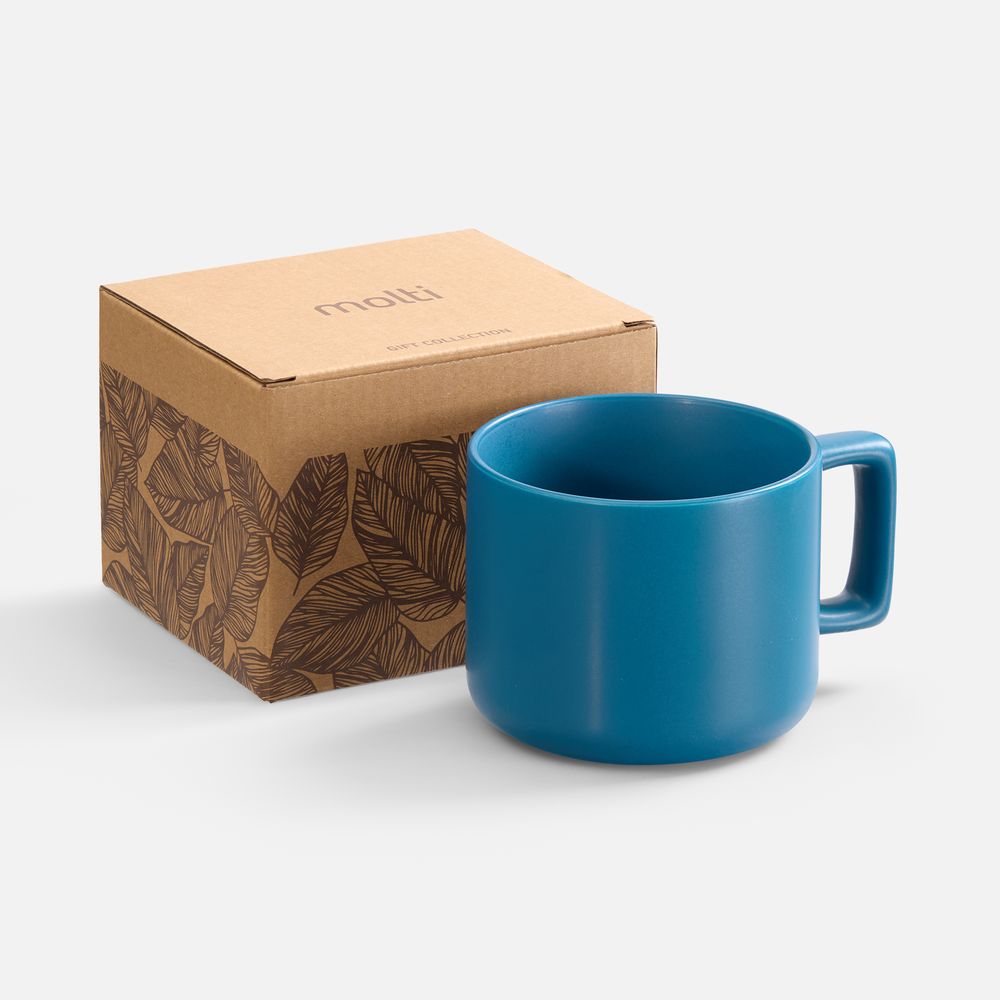 Чашка Jumbo в коробке матовая, морская волна / Миниатюра WWW (1000)