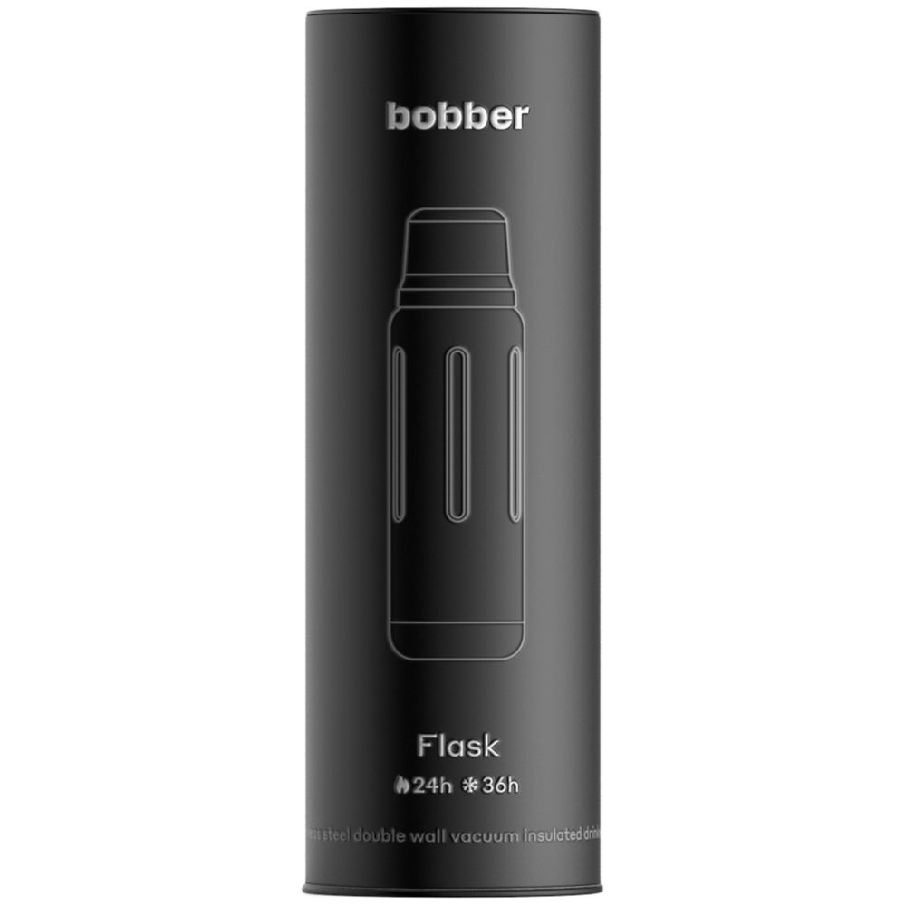 Термос Flask 470, вакуумный, стальной матовый / Миниатюра WWW (1000)