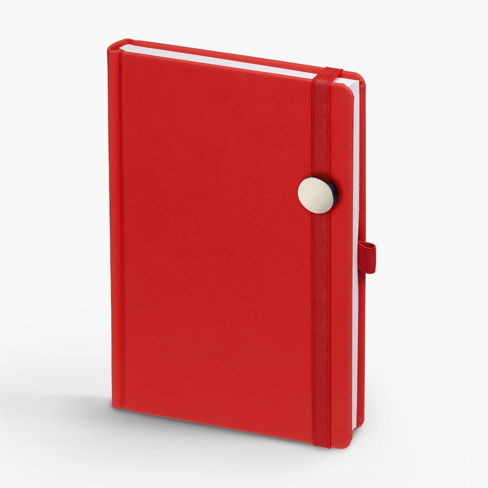 Ежедневник Favor Metal, недатированный, красный / Миниатюра WWW (1000)