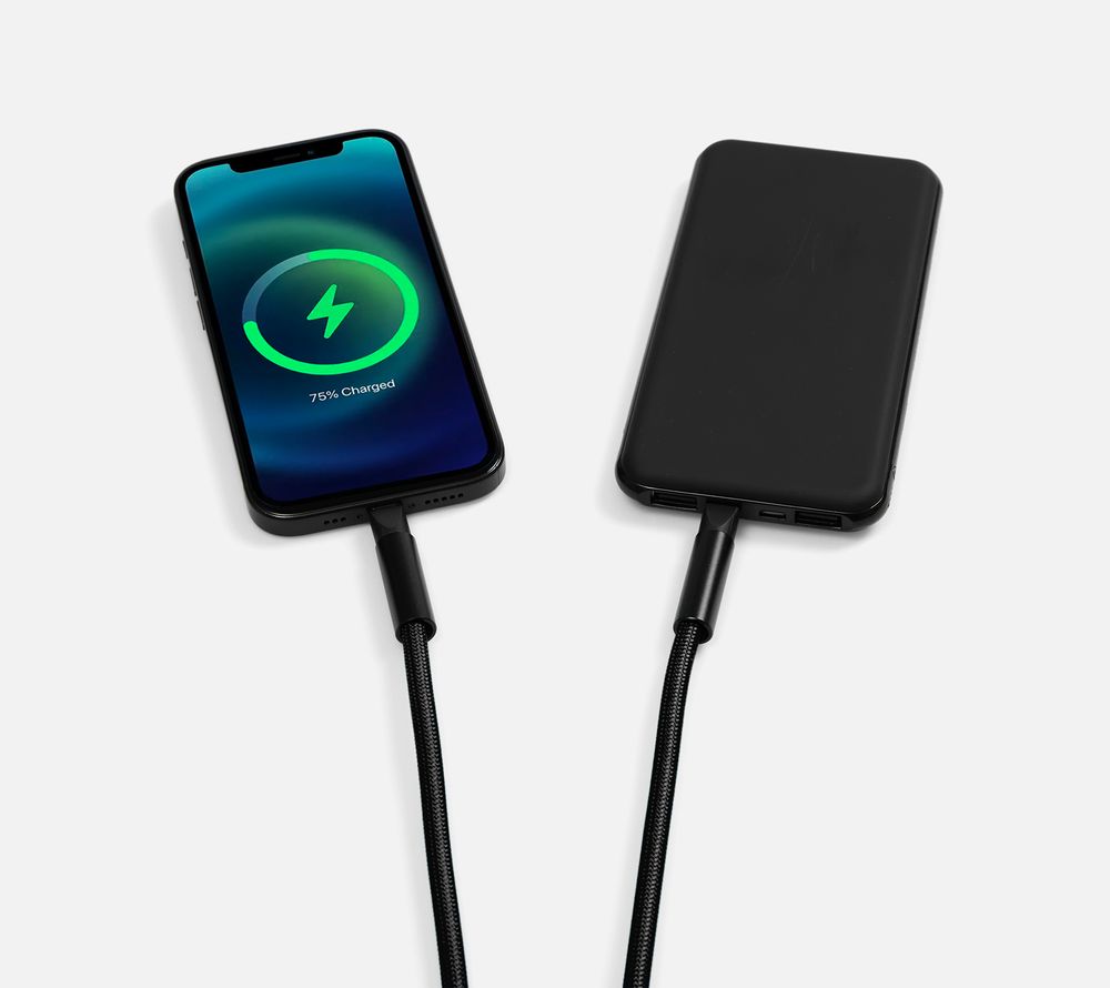 Кабель-ланьярд energyFlex Power Delivery 60 Вт, черный / Миниатюра WWW (1000)