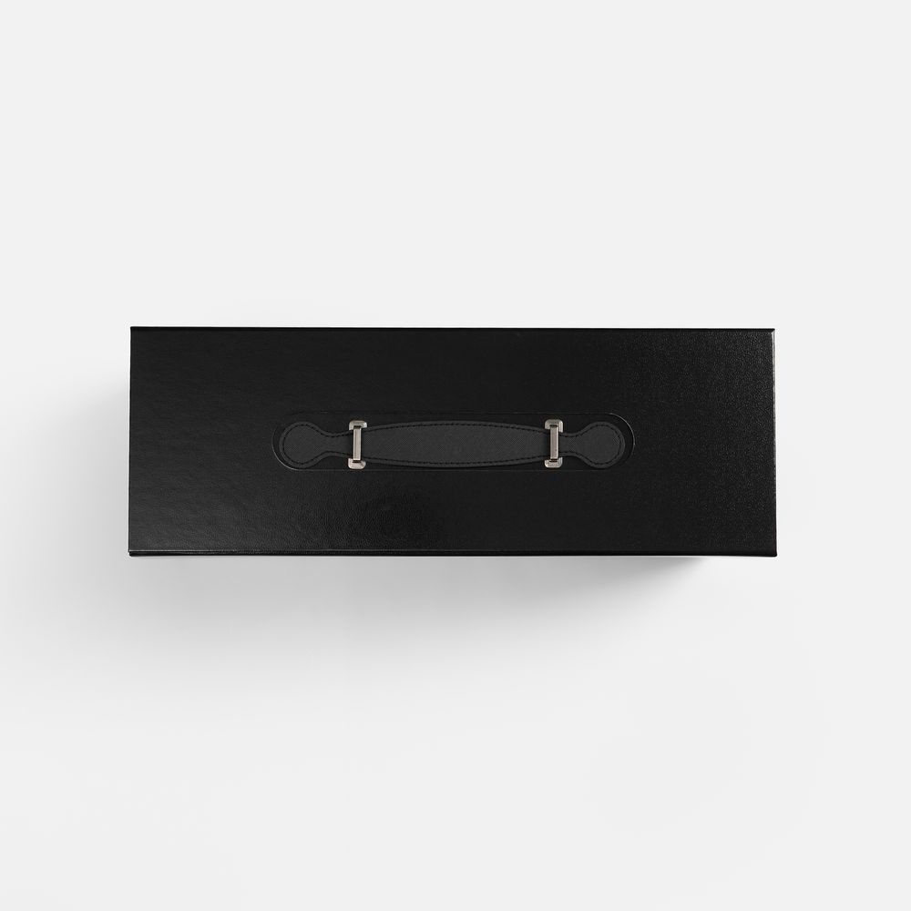 Коробка складная Holdfold, M, черная / Миниатюра WWW (1000)