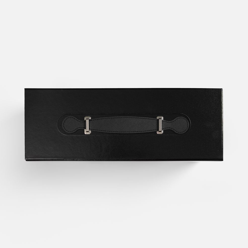 Коробка складная Holdfold, L, черная / Миниатюра WWW (1000)