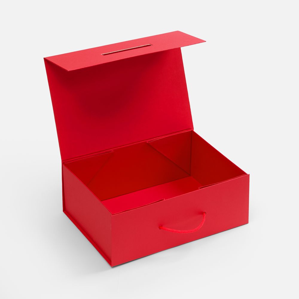 Коробка складная New Case Fold, красная / Миниатюра WWW (1000)