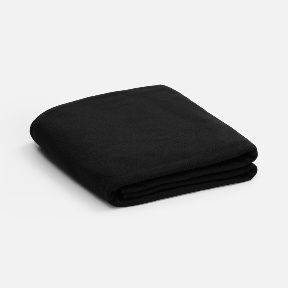 Флисовый плед Warm&Peace, черный / Миниатюра WWW (1000)