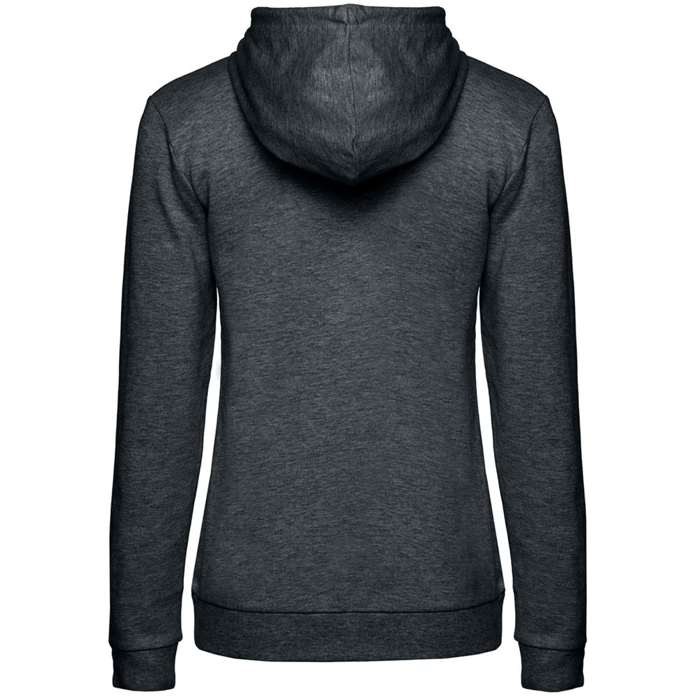 Толстовка с капюшоном женская Hoodie, серый меланж (антрацит) / Миниатюра WWW (1000)