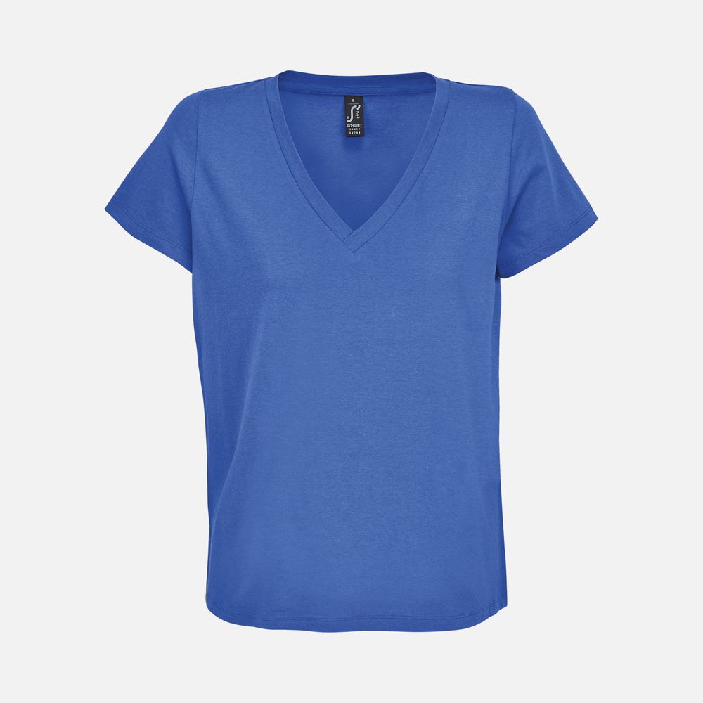 Футболка женская Regent Women с V-образным вырезом, ярко-синяя (royal) / Миниатюра WWW (1000)
