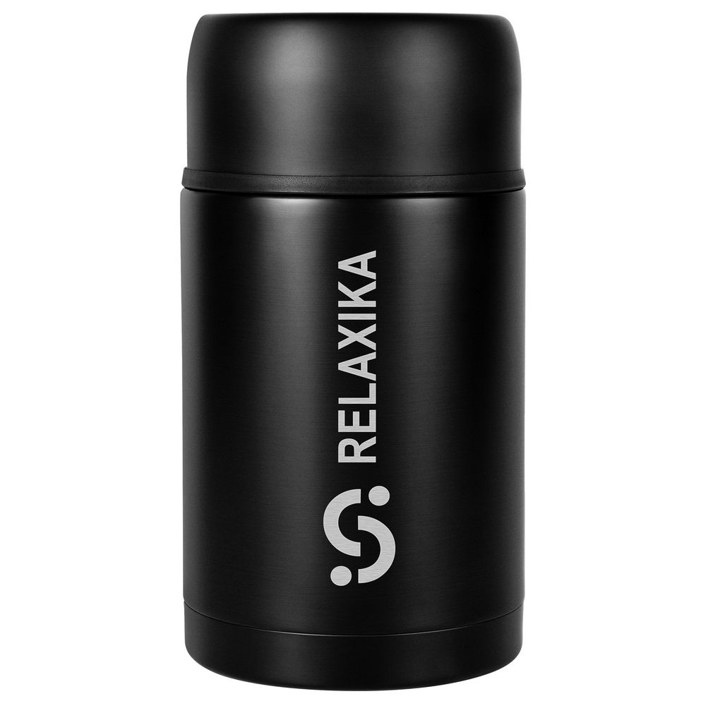 Термос для еды Relaxika 1000, черный / Миниатюра WWW (1000)