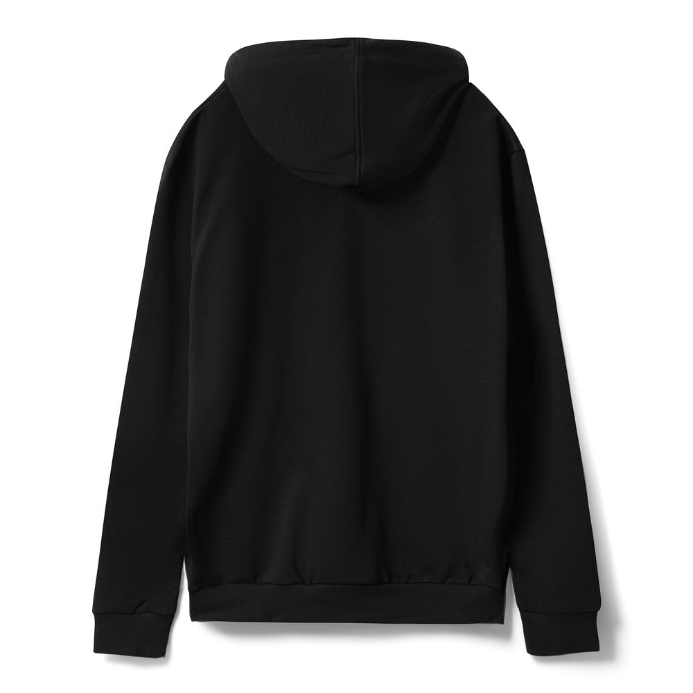 Худи унисекс с карманом на груди Chest Pocket, черное / Миниатюра WWW (1000)