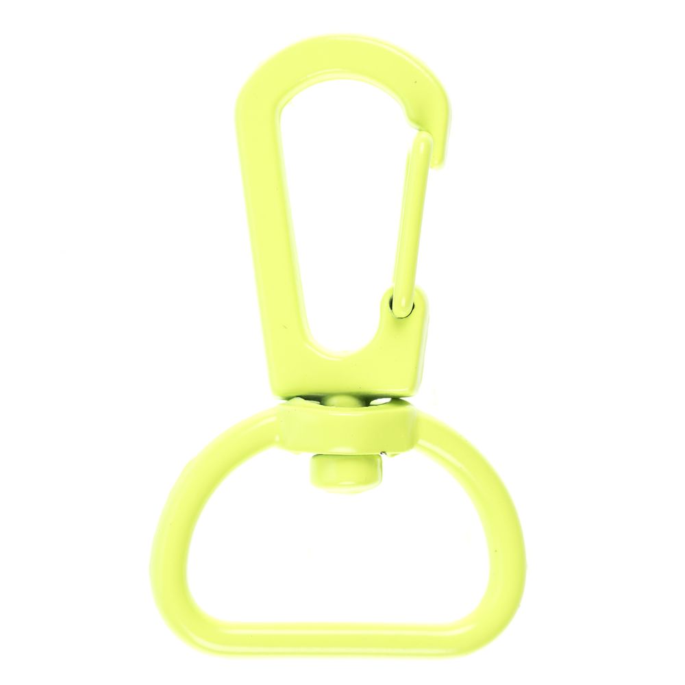 Застежка-карабин Snap Hook, M, желтый неон / Миниатюра WWW (1000)
