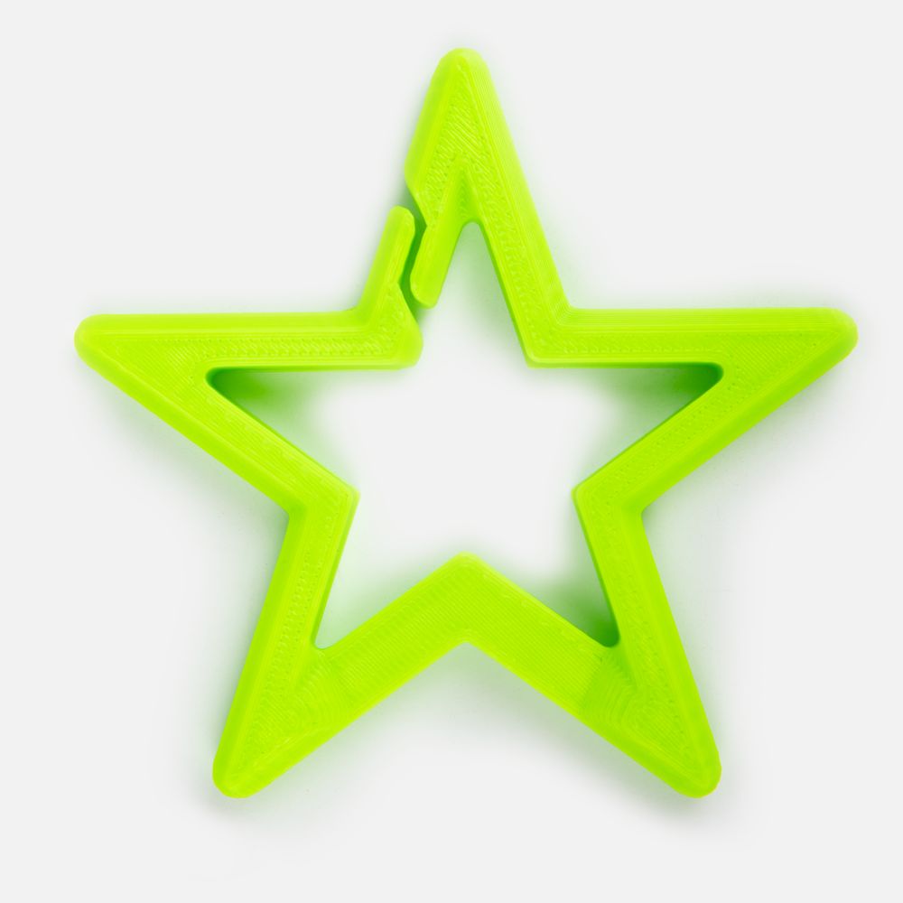 Брелок Impreso, 3D-печать на заказ, звезда / Миниатюра WWW (1000)