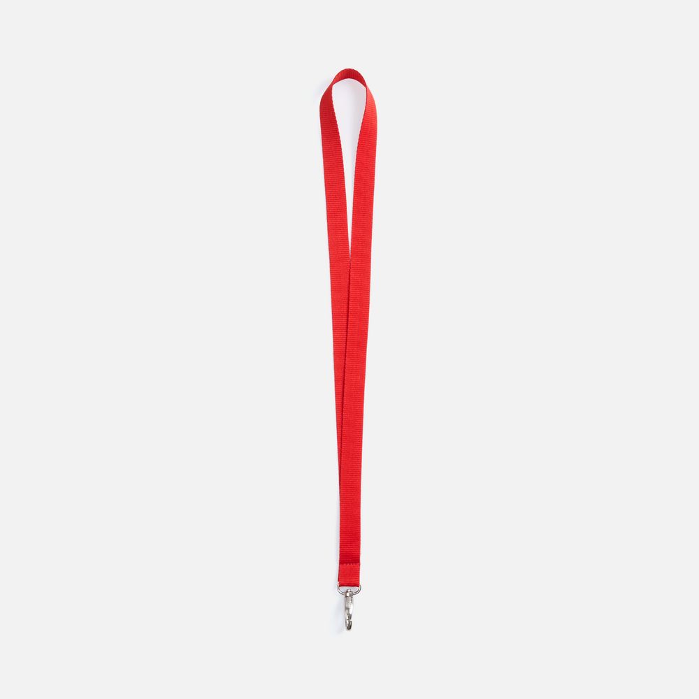 Лента для бейджа Pin, красная / Миниатюра WWW (1000)