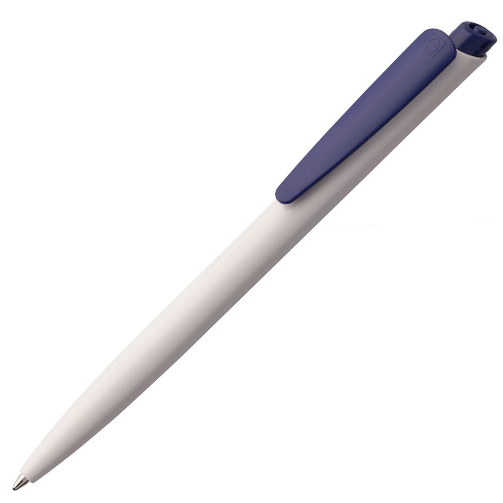 Ручка шариковая Senator Dart Polished, бело-синяя / Миниатюра WWW (1000)