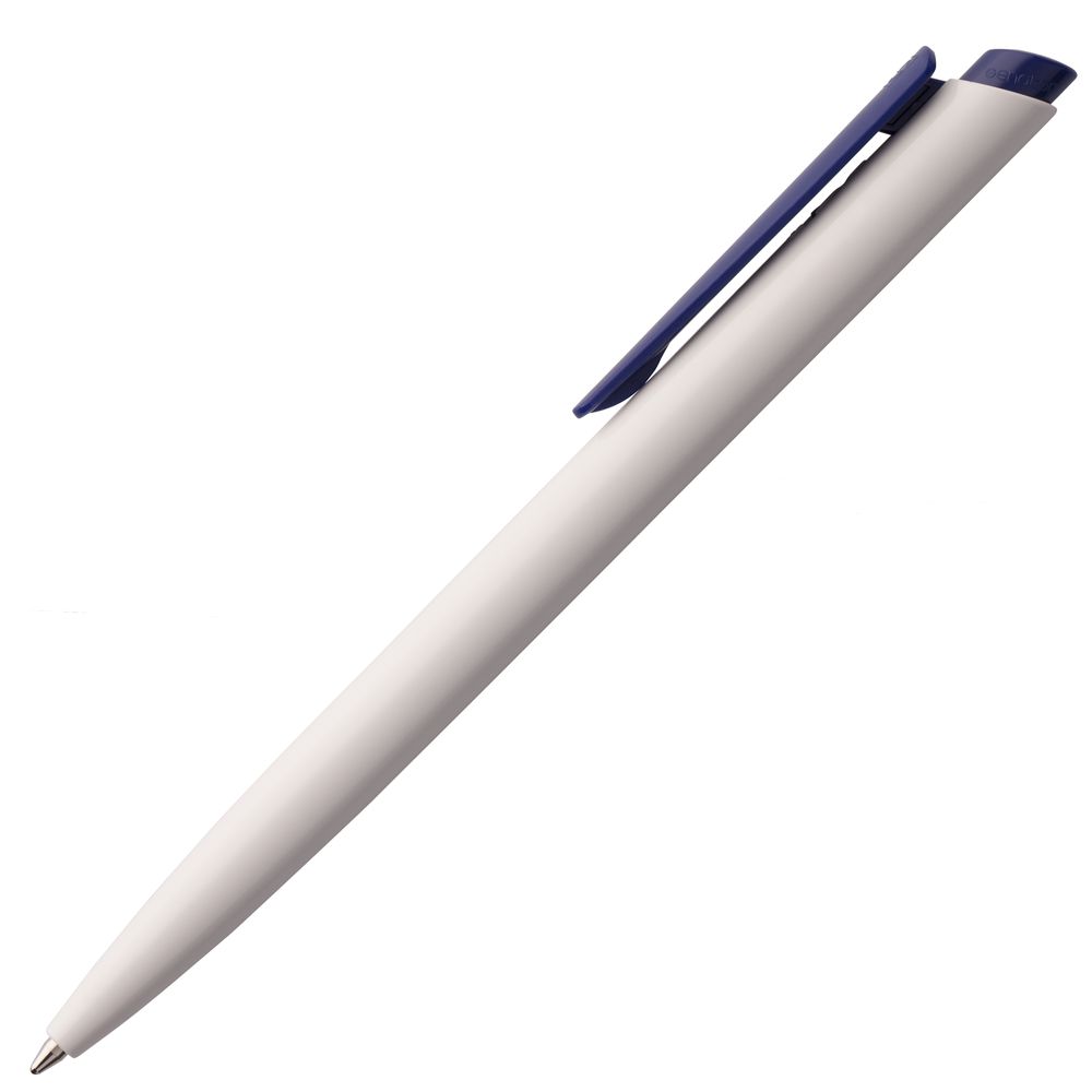 Ручка шариковая Senator Dart Polished, бело-синяя / Миниатюра WWW (1000)
