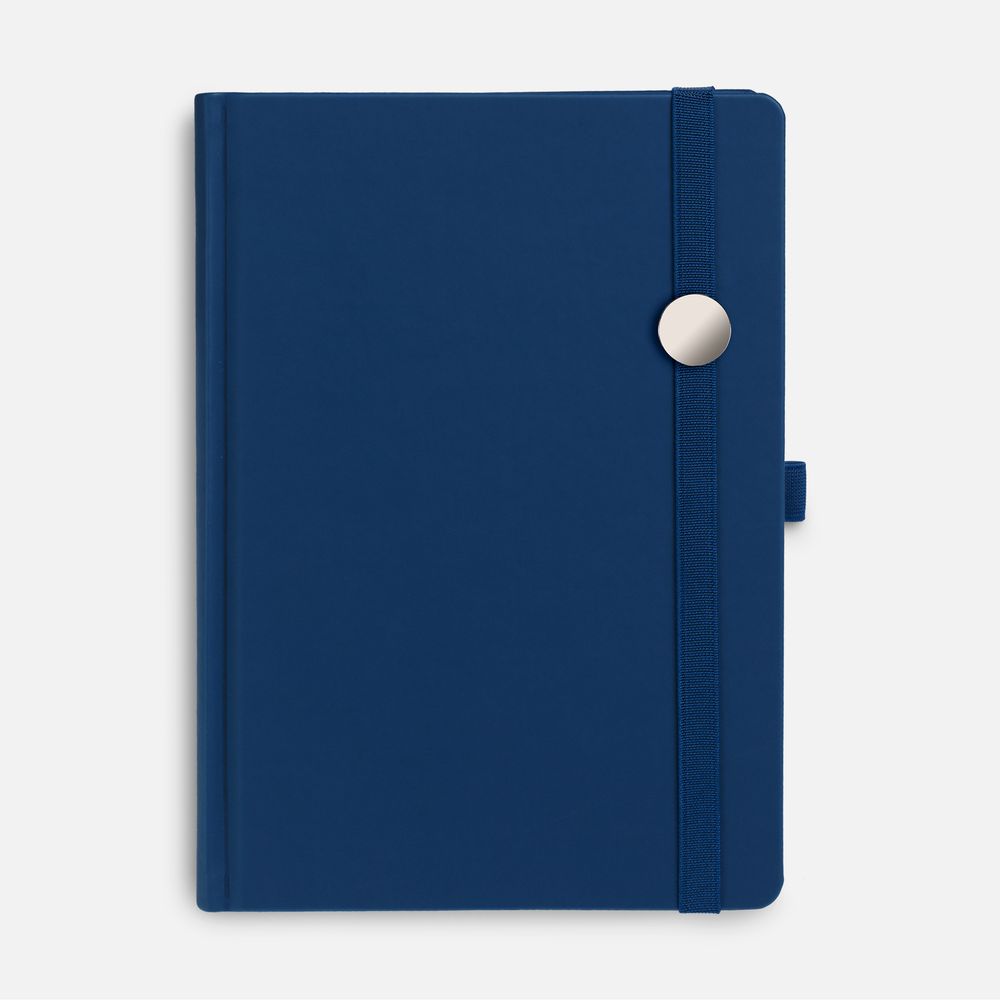 Ежедневник Favor Metal, недатированный, синий / Миниатюра WWW (1000)