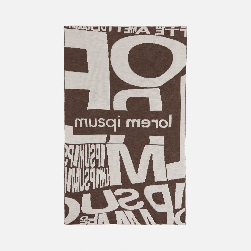 Плед на заказ Tricksy Net Grand Max, 2 цвета, S, акрил / Миниатюра WWW (1000)